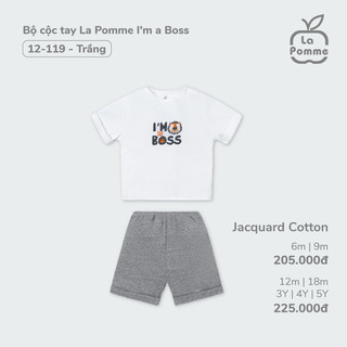 Bộ cộc lapomme im a boss 9m-3y