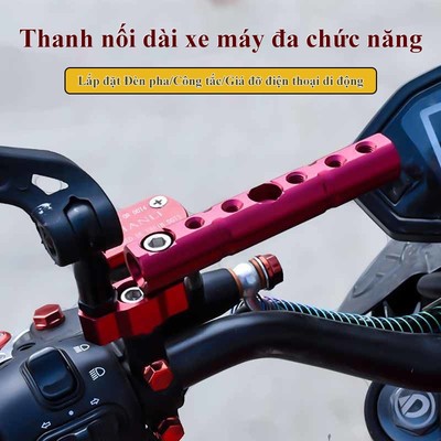 Thanh nối dài đa năng gắn kính chiếu hậu MYT Thanh nối dài mở rộng đa năng cho xe máy nhôm CNC chất lượng cao