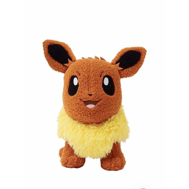 Thú nhồi bông pokemon eevee kiểu lông cừu hãng nintendo( xem kỹ ảnh giúp shop)