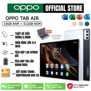 2024 MẪU MỚI Oppo Pad Air 11.4 inch Android 12.0 [RAM 16GB 512GB ROM] Máy tính bảng Android hai SIM 4G LTE WiFi 2.4/5G