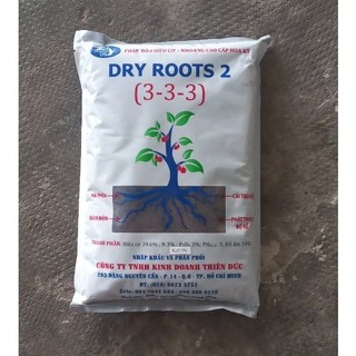 Phân bón hữu cơ  DRY ROOTS 2 (3-3-3) 1 kg
