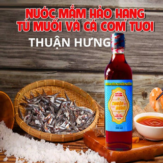 Nước mắm phan thiết chai thủy tinh - thuận hưng 35 đạm/1 thùng 12 chai 500ml