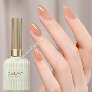 Sơn thạch màu cam nude xejaji 01 làm nail