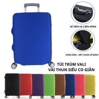 [Đủ Size] Túi trùm vali đủ màu co giãn 4 chiều chống trầy xước, chống bụi có thể giặt được du lịch tiện lợi