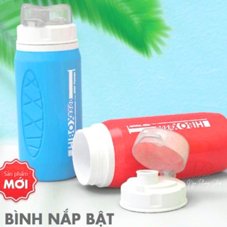 Bình nắp bật Hibox Hiệp Thành. Bình giữ nhiệt quai xách, dễ dàng mang theo khi di chuyển.