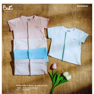 Bộ body cài giữa cộc tay Baru Baby cho bé
