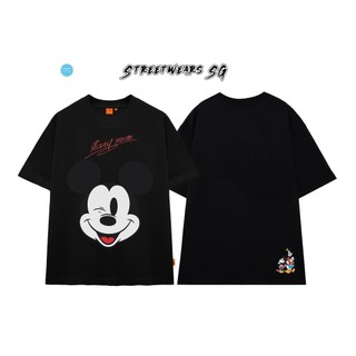 Áo thun CHUỘT MICKY MARRY unisex nam nữ form rộng,thun cotton su 4 chiều co giãn tốt, thấm hút mồ hôi hiệu quả