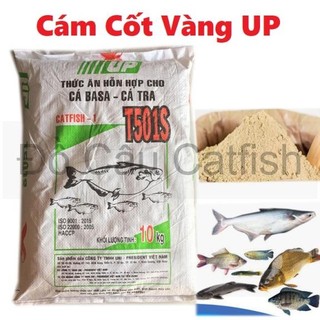 Cám cốt vàng up t501s dạng bột xay nhuyễn - cám cốt vàng câu cá - cám cốt câu cá tra - mồi câu cá tra 40% đạm