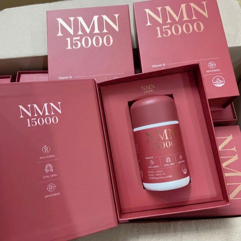 Viên Uống NMN 15000 Hàn Quốc- Trẻ Hóa Da, Chống Lão Hóa