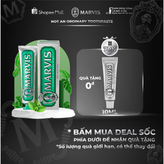 Kem Đánh Răng MARVIS Classic Strong Mint 85ML