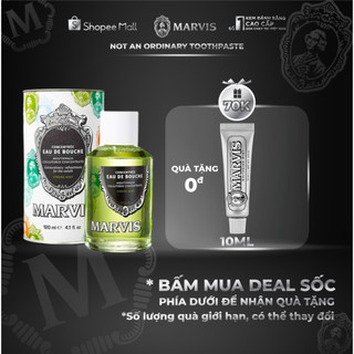 Nước Súc Miệng Marvis Strong Mint 120ml (Có Hộp Đẹp)