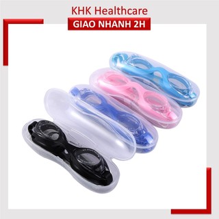 Kính bơi trong suốt chống nước kèm hộp đựng