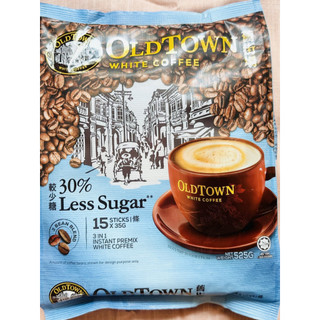 [BAO BÌ MỚI][Date 5/2025] Cà phê trắng hòa tan 3 in 1 Oldtown Lesssugar - Ít đường