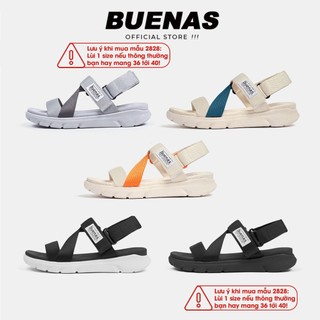 Giày sandal 2828 quai hậu nam nữ Buenas Alpha đi học đế cao 3cm