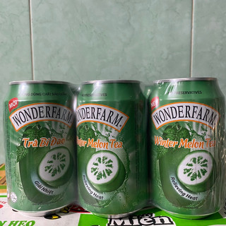 Lốc 6lon Trà bí đao Wonderfarm 310ml/lon