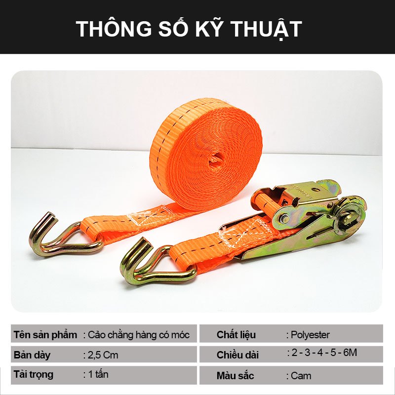 Dây Chằng Hàng ( Tăng Đơ Vải ) cáp thép giá sỉ