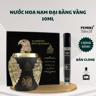 Nước hoa nam Ghala Zayed Luxury Gold EDP 10ml nước hoa đại bàng vàng - Pemiki Store