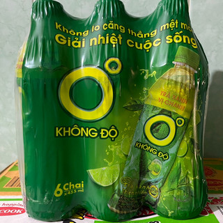 Trà xanh 0 độ - 6 chai/lốc