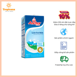 Sữa tươi tiệt trùng ít béo Low Fat Anchor - Hộp 1L