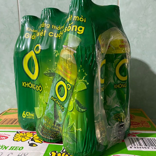 Trà xanh 0 độ - 6 chai/lốc