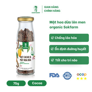 Hạt cacao & Mật hoa dừa Sokfarm