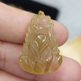 Hồ ly chúa tóc vàng, hồ ly chín đuôi thiên nhiên dùng làm mặt dây chuyền UPCARA
