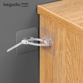 Bộ Miếng Dán Và Dây Đai Rút Cố Định Chống Lật Tủ Kệ KEGODA