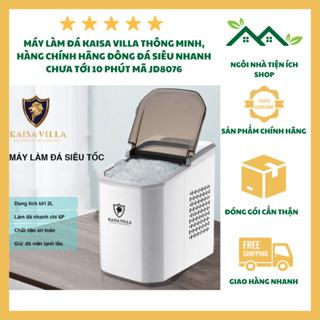 Máy Làm Đá Kaisa Villa Thông Minh, Hàng Chính Hãng Đông Đá Siêu Nhanh Chưa Tới 10 Phút Mã JD8076