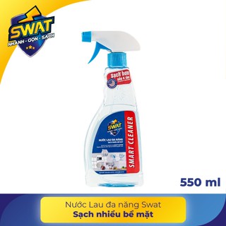 Nước lau đa năng SWAT tẩy dầu mỡ, tẩy nhà bếp, tẩy hút mùi, bếp gas, bếp từ 550 ML