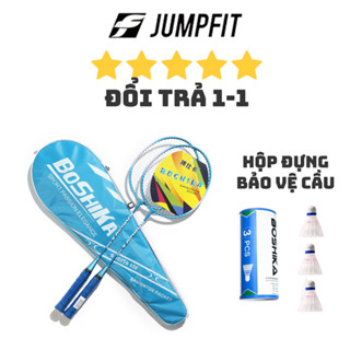 Bộ vợt cầu lông giá rẻ BOSHIKA cho học sinh,vượt cầu lông màu hồng cho nam nữ