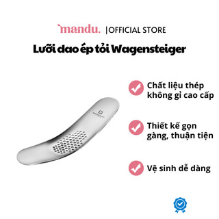 Lưỡi dao ép tỏi inox cao cấp Wagensteiger nội địa Hàn Quốc, cứng cáp, ép tỏi, nghiền tỏi, dễ vệ sinh