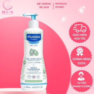 Sữa tắm gội Mustela 500ml thơm khó cưỡng cho bé từ sơ sinh