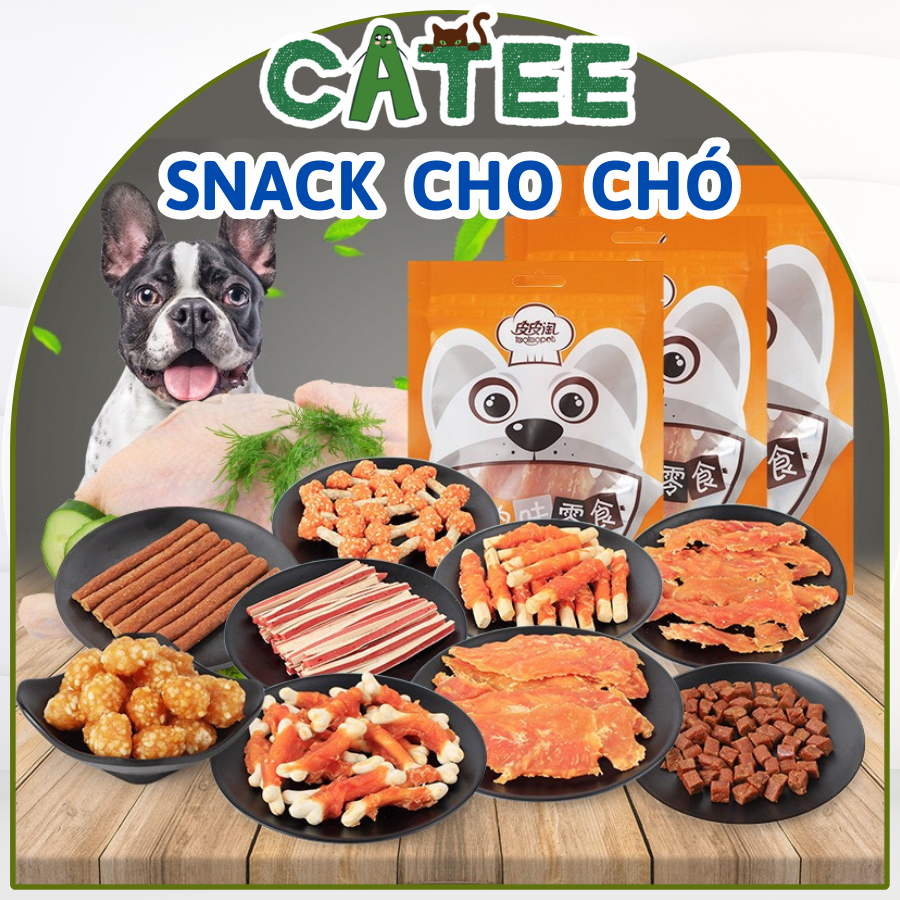 Snack Cho Chó Taotaopet Thịt Gà Cuộn Nhiều Dinh Dưỡng 100g