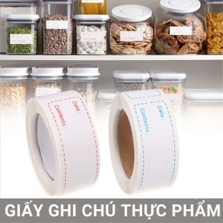 Cuộn nhãn dán ghi nhãn vở sticker trang trí tiêu đề tem dán chai lọ gồm nhiều mẫu dễ thương