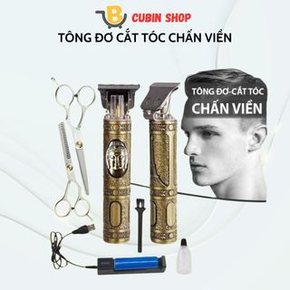 Tông Đơ Cắt Tóc, Chấn Viền VINTAGE-T9 Nhỏ Gọn, Sạc Điện, Pin Cực Bền,cao cấp