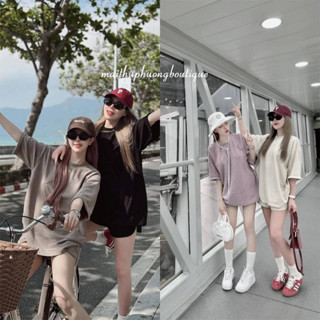 Set đồ nữ áo phông nữ tay xắn mix quần đùi chất vải loại 1 girl phố cực sành điệu TP608