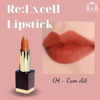 Son môi Re : Excell Lipstick ( R&B Hàn Quốc ) màu đỏ cam  không chì
