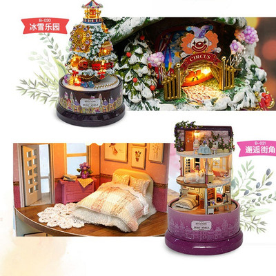 Bộ lắp ráp mô hình nhà gỗ DIY Music Box, hộp quà tặng  CUTEROOM