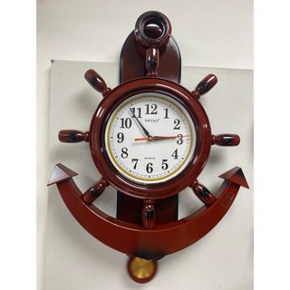  Đồng hồ treo tường quả lắc mỏ neo F07 size to máy siêu bền đồng hồ trang trí phòng khách phòng ngủ phong thủy tài lộc 