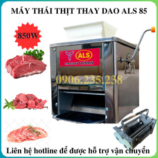 Máy thái thịt tươi sống als-85 nhấc dao loại 1 cửa dao 2.0mm 2.5mm 3.5mm 5.0mm thái thịt bò thịt nướng bún chả
