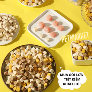 Thịt sấy khô cho chó mèo hamster ,snack ăn cho chó mèo