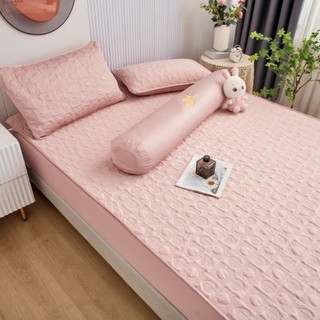 Sét Ga Gối Lụa Trần Tim Nổi Siêu Mềm Mát Tặng Kèm Vỏ Ôm Nhập Khẩu Cao Cấp
