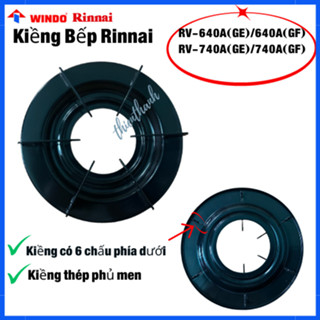 [Hàng Rin Chính Hãng]Kiềng bếp ga Rinnai RV-640A / RV -740A / Kiềng bếp gas Rinnai chính hãng