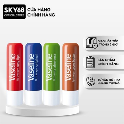 Son Dưỡng Môi Dạng Thỏi Vaseline Lip Therapy 4.8g