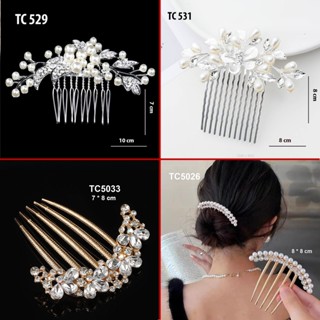 GOTI Quà Tặng Cho Nữ Trâm Cài Kiểu Lược Cài Tóc Cô Dâu Đính Hoa Thanh Lịch Phong Cách Cổ Điển TC530