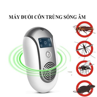 Máy đuổi chuột thế hệ mới, đèn đuổi muỗi và côn trùng, sử dụng sóng siêu âm, xua đuổi côn trùng
