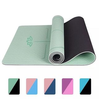 Thảm Tập Yoga Định Tuyến 8mm TPE 2 Lớp Cao Cấp Tặng Kèm Túi – Chính Hãng Guross