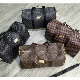 Túi trống du lịch lv , caro - freeship - da pu cao cấp😍