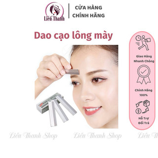 Hộp 10 dao cạo lông mày - bộ 10 dao cạo, tỉa lông mày