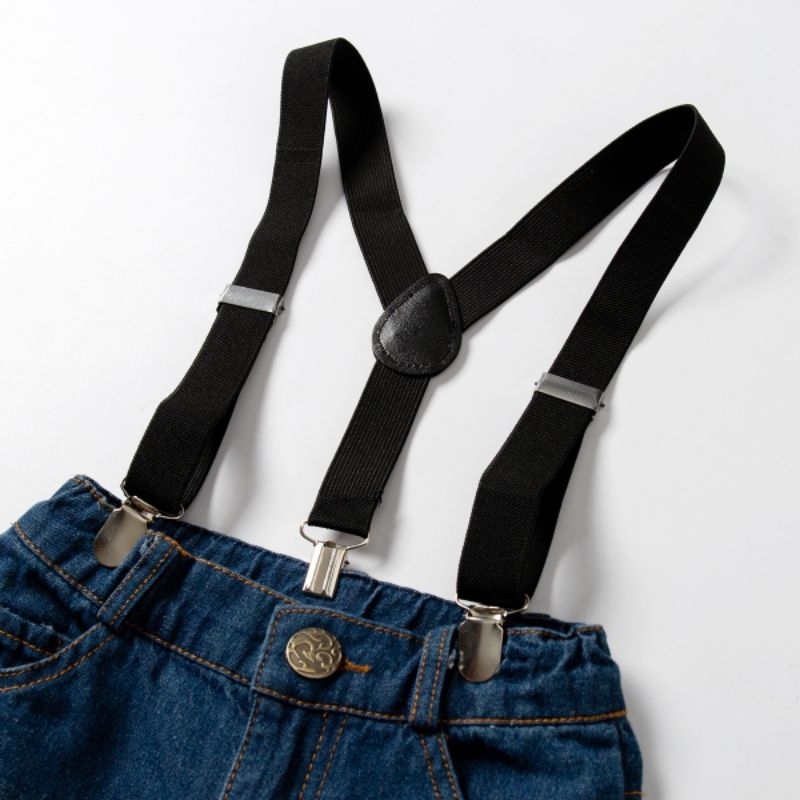 DÂY ĐAI QUẦN CHỮ Y - DÂY YẾM QUẦN CHỮ Y - DÂY CHỮ Y ĐỦ MÀU - Suspender 3 Clips Leather